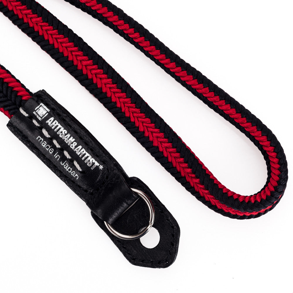 Correa para cuello de seda Artisan & Artist* ACAM 310 - Negro/Rojo