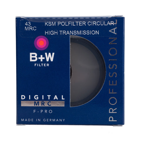 B+W  43mm F-Pro Kaesemann High Transmission Circular Polarizer MRC Filter