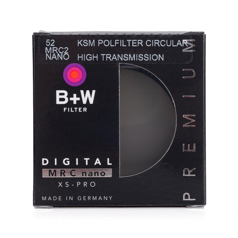 B+W  52mm XS-Pro Kaesemann High Transmission Circular Polarizer MRC-Nano Filter
