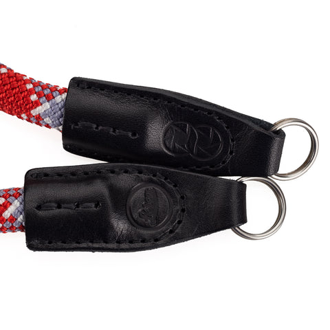 Leica Rope Strap by Cooph, Red Check, 126cm, Key-Ring Style