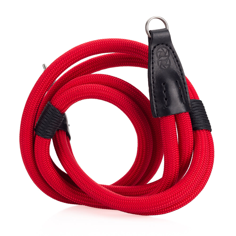 Leica Double Rope Strap by Cooph, Red, 100cm, Key-Ring Style 