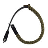 Leica Paracord Handstrap by Cooph, Black/Olive, Key-Ring Style