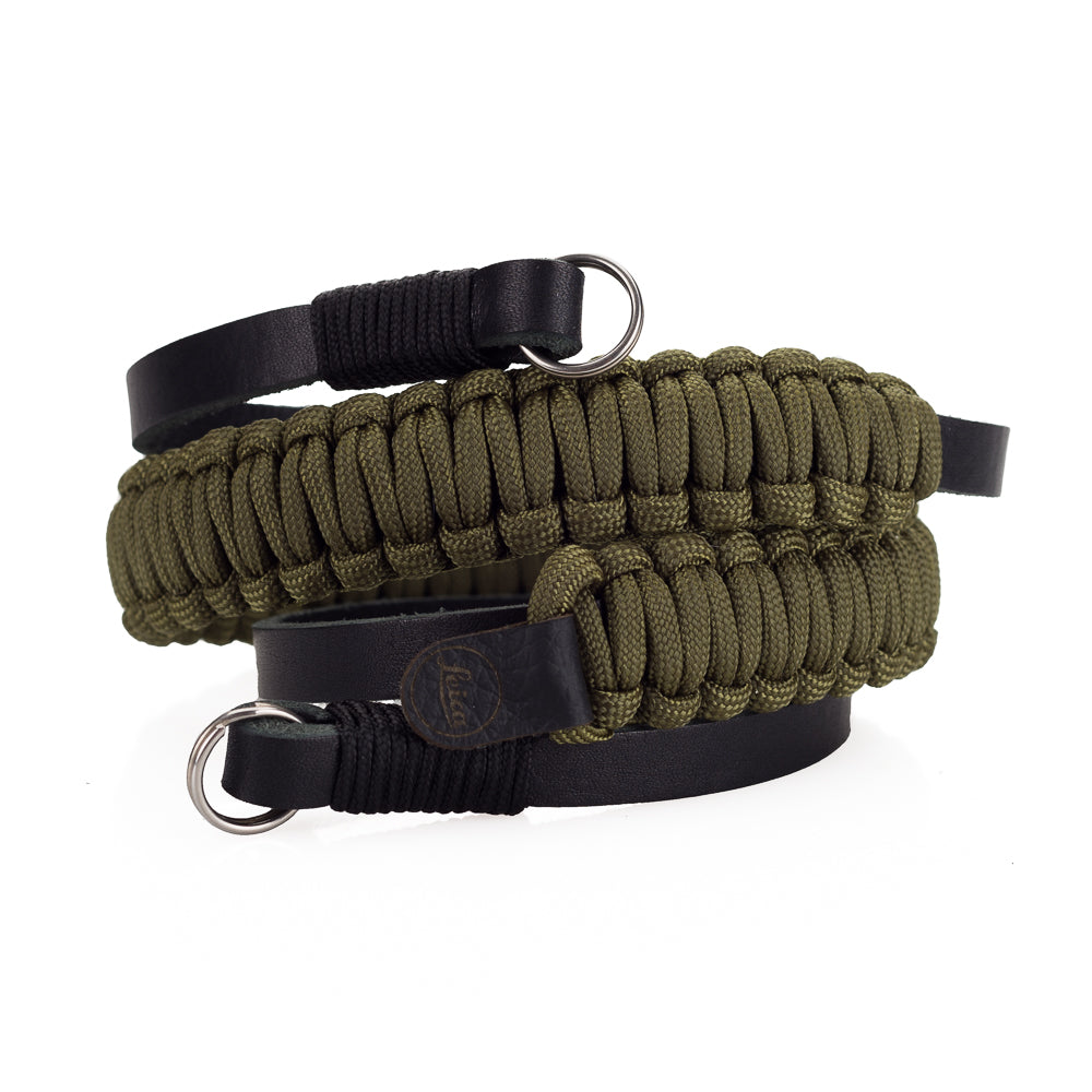 Leica Paracord Strap by Cooph, Black/Olive, 126cm, Key-Ring Style - Leica  Store Miami