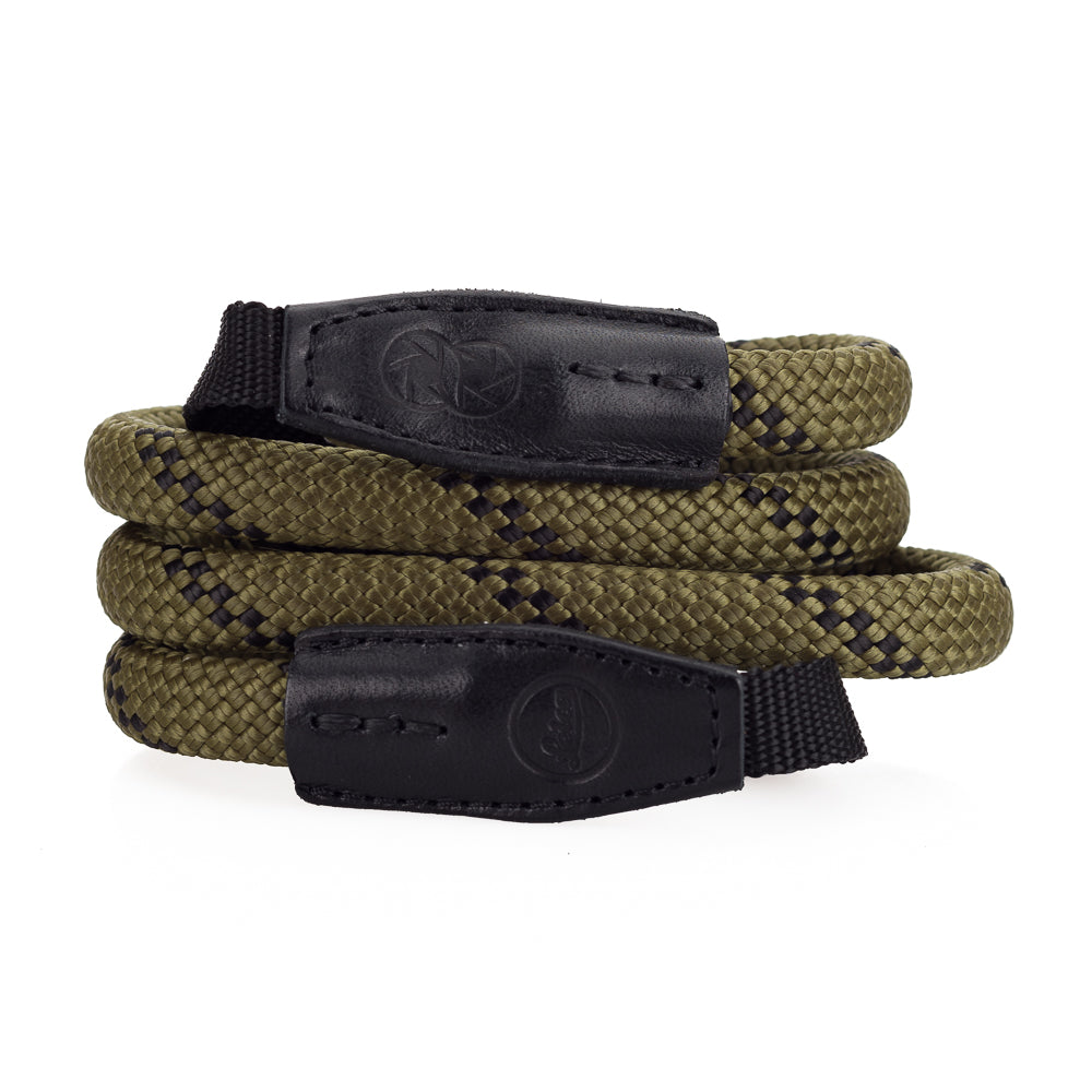 Leica Rope Strap by Cooph, Olive, 100cm, Nylon-Loop Style