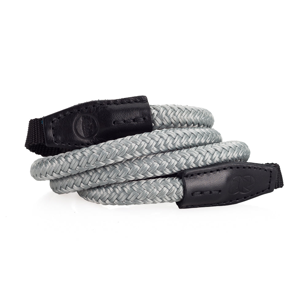 Correa de cuerda Leica de Cooph, gris, 100 cm, estilo con bucle de nailon
