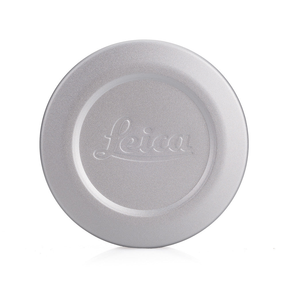 Tapa de objetivo Leica para 35 mm, aluminio, acabado anodizado plateado