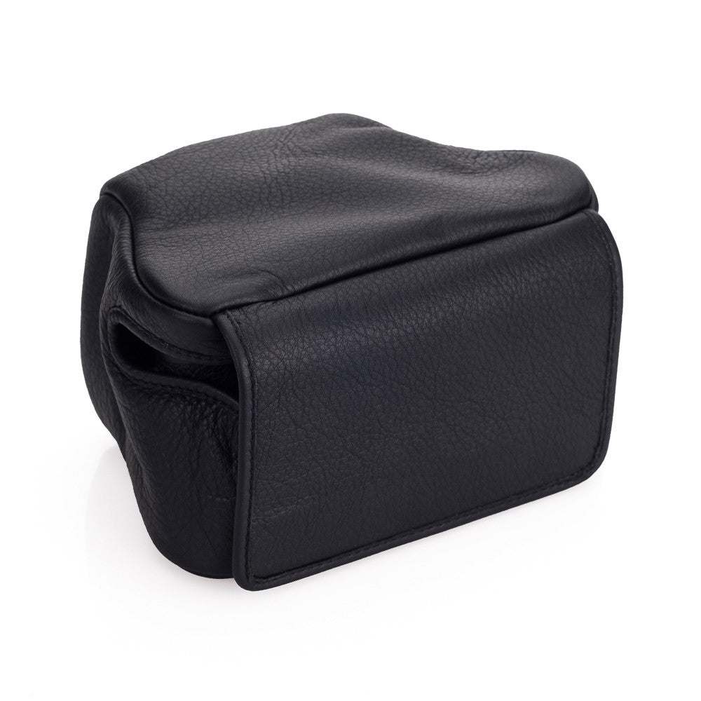 Funda de cuero para Leica M10, negra, corta