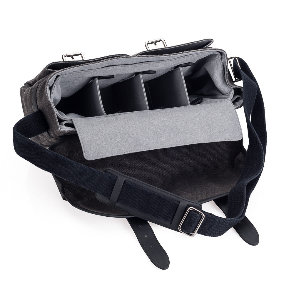 Funda del sistema, Grande, algodón, gris