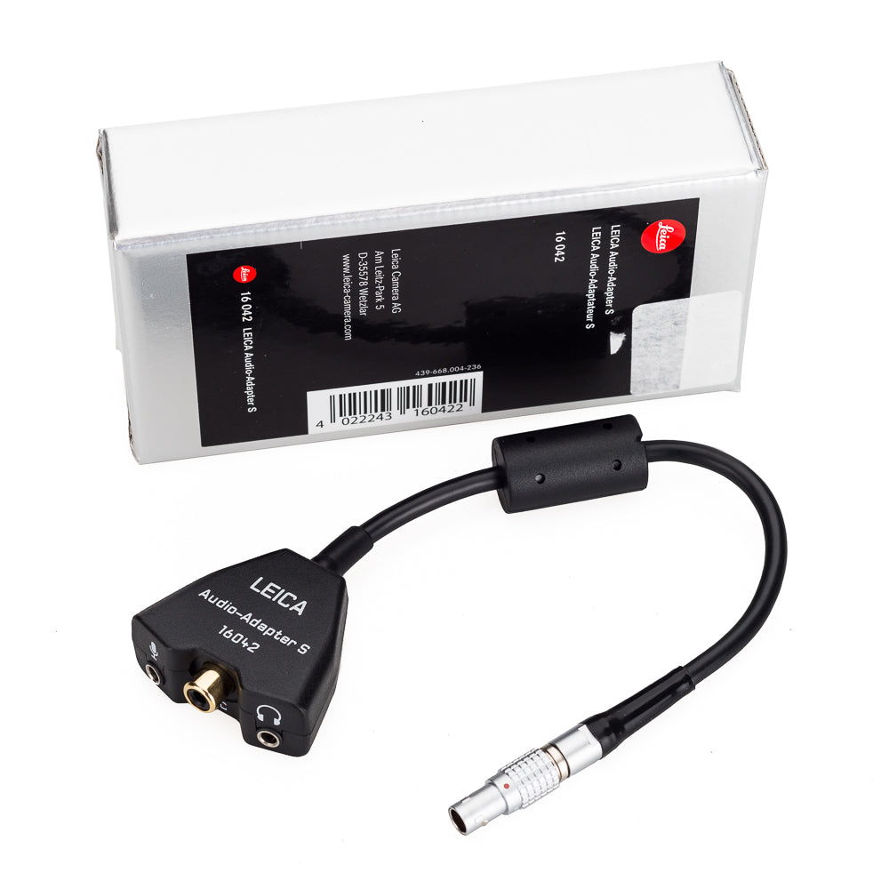Adaptador de audio Leica usado para S (Typ 007) y S3