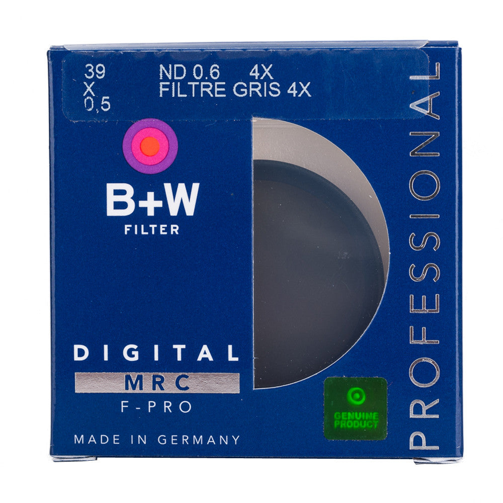 B+W 39mm F-Pro 102M 0.6 ND Filter MRC (2-Stop)