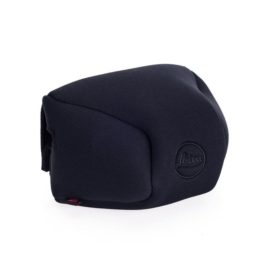 Estuche de neopreno Leica M negro con bolsillo frontal pequeño