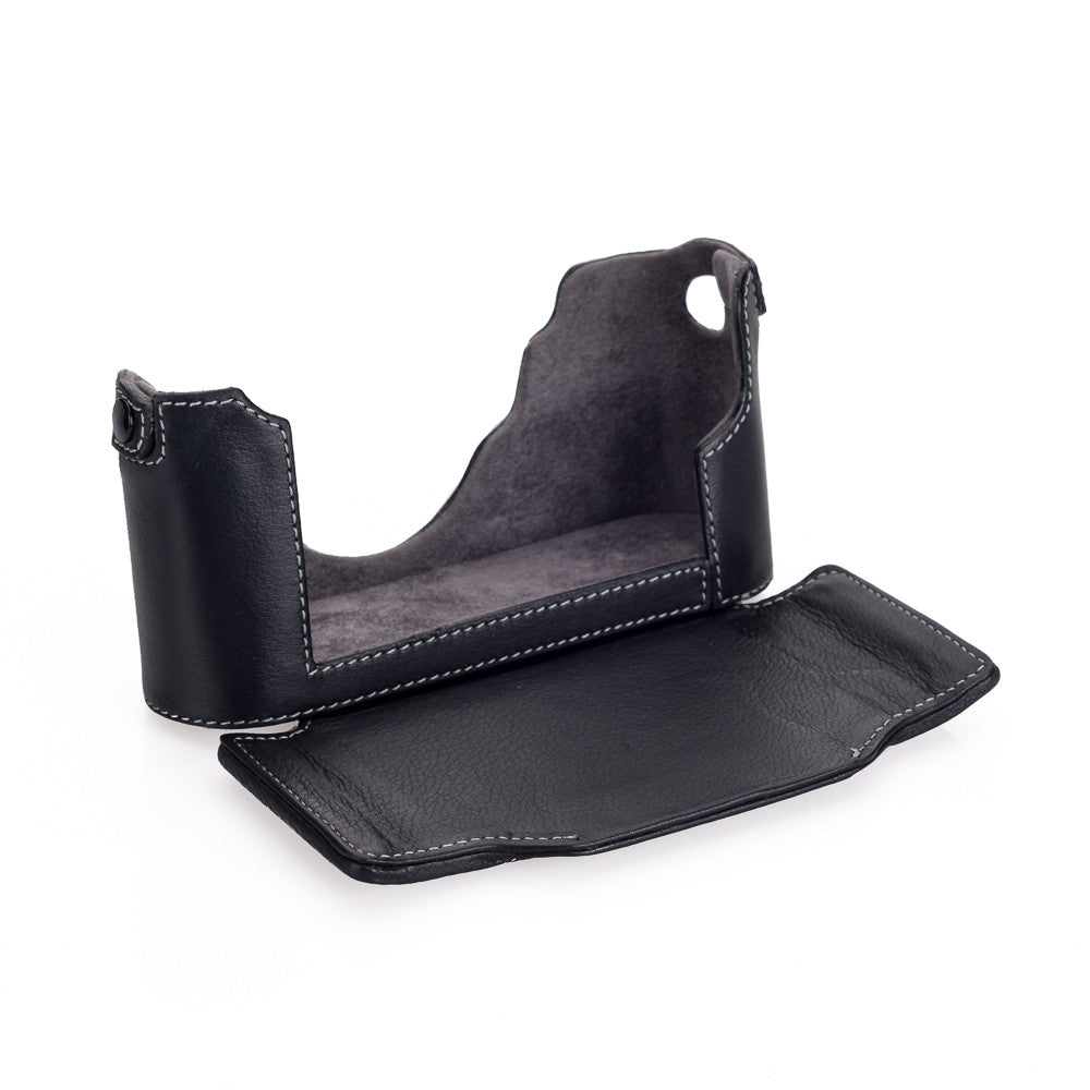 Funda Leica Ever Ready M/M-P (Typ 240) con visor frontal pequeño, negra