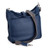 Oberwerth Kate Camera/Business Bag, Navy Leather with Silver Buckles, Clutch and Keywallet