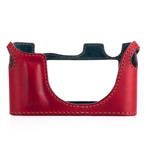 Arte di Mano M8/M9/M-E Half Case with Thumbs Up Cutout - Rally Bordo