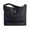 Oberwerth Kate Camera/Business Bag, Black Leather with Silver Buckles, Clutch and Keywallet