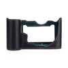 Arte di Mano Half Case for Leica SL (Typ 601) - Minerva Black with White Stitching