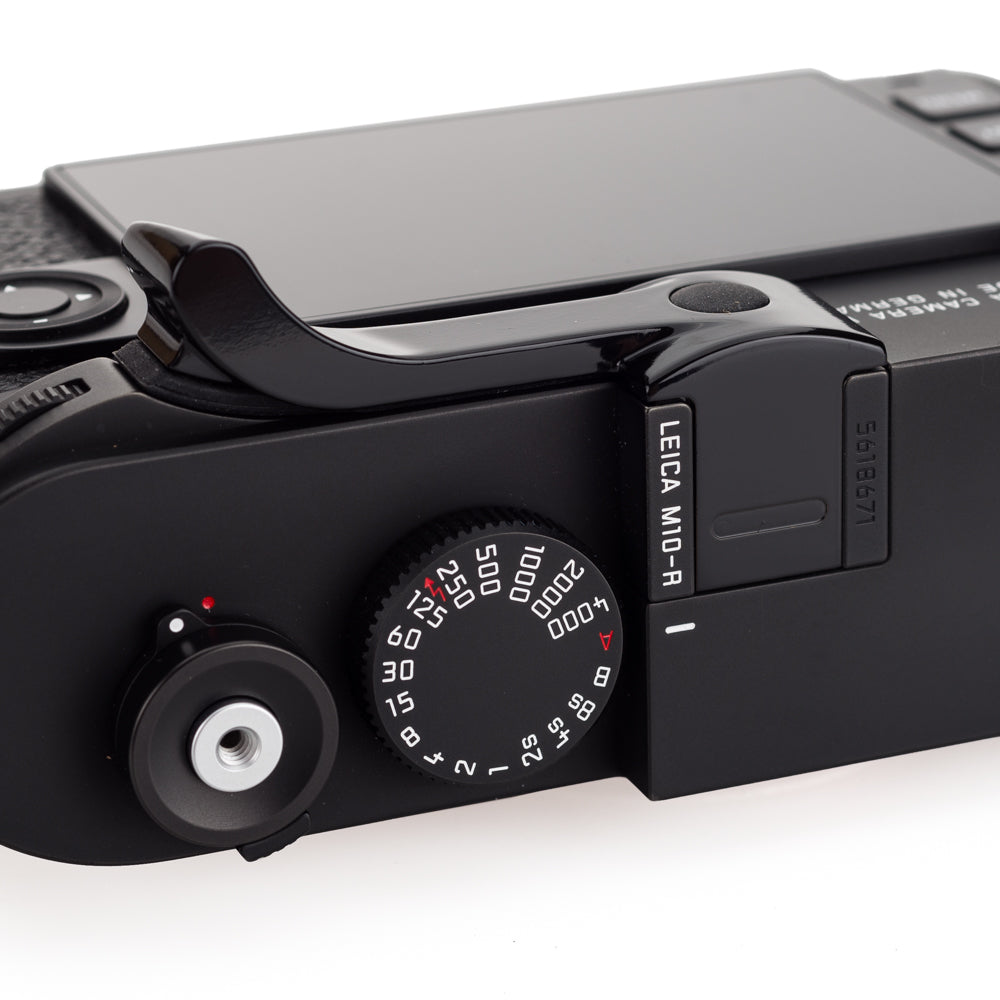 Thumbs Up EP-MX F (techo plano) - pintura negra para Leica M10-R