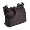 Oberwerth Kate Camera/Business Bag, Espresso Leather with Silver Buckles, Clutch and Keywallet