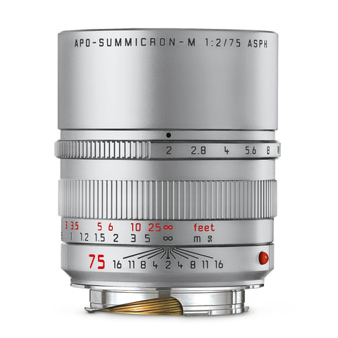 Leica APO-Summicron-M 75mm f/2 ASPH, silver anodized