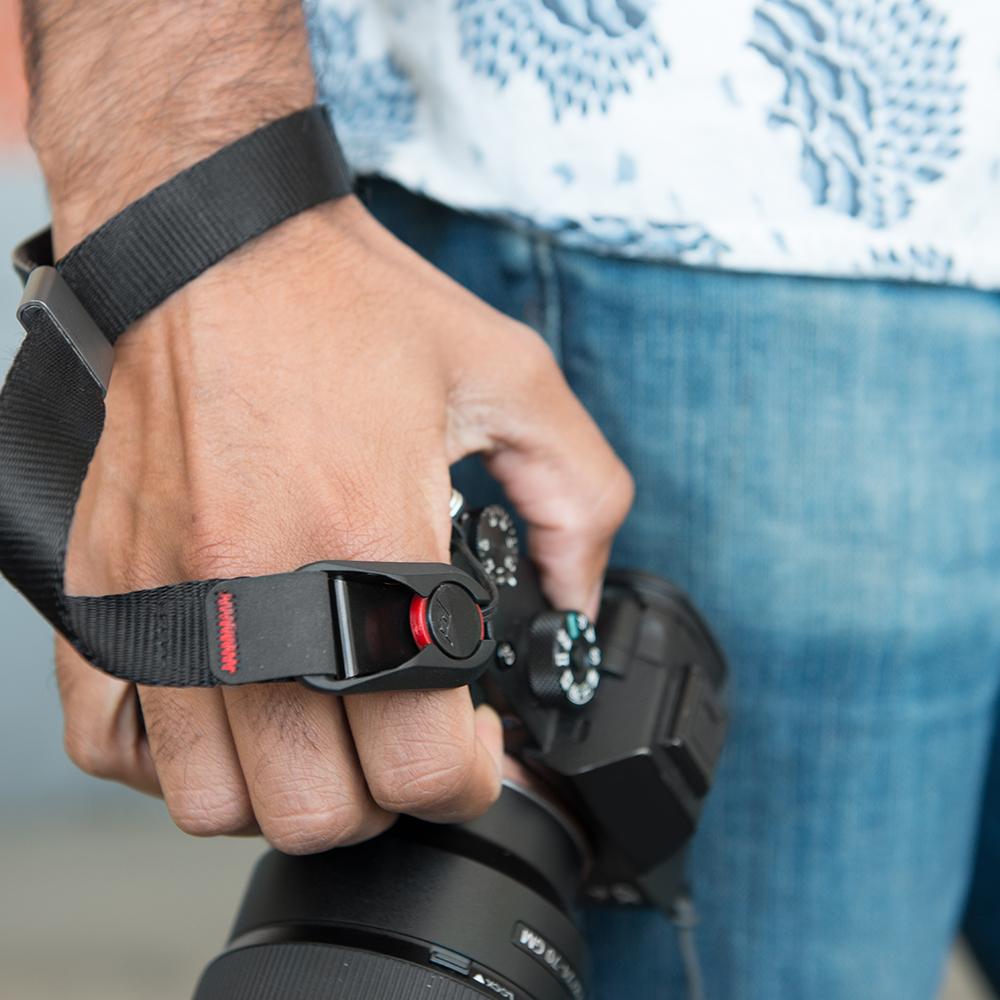 Peak Design Cuff - Correa de muñeca para cámara de conexión rápida, Negro