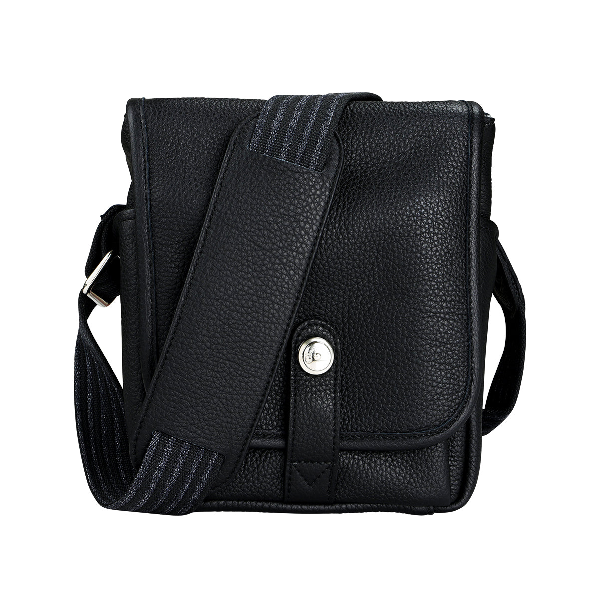 Bolso de cámara pequeño de cuero George de Oberwerth, negro