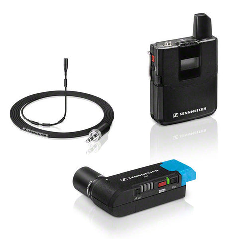 Sennheiser AVX-MKE2 Lavelier Set Pro- Includes Bodypack transmitter, MKE2 Mic and EKP plug-on receiver